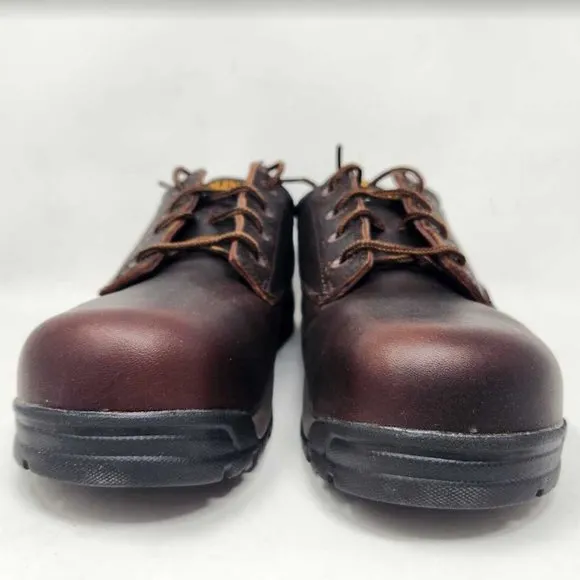Men's 8.5 Carolina Braze non-metallic Comp broad toe ESD Oxford work shoe CA1520