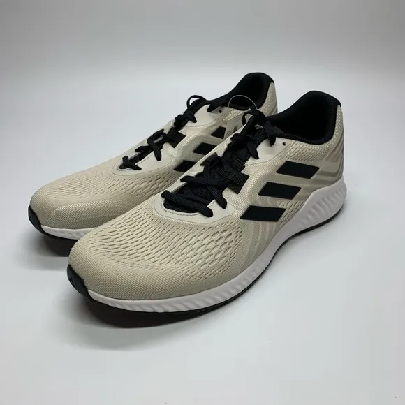 Men's Adidas Aerobounce 2 Tan/Black Running Shoes