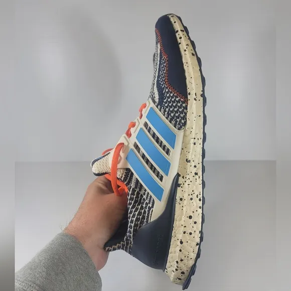 Mens Adidas Ultraboost 5.0 DNA Sneakers Running Shoes Blue Orange GV8734