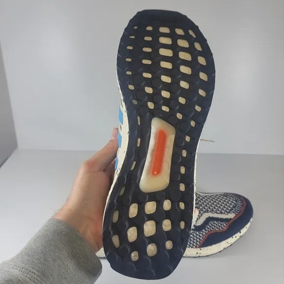 Mens Adidas Ultraboost 5.0 DNA Sneakers Running Shoes Blue Orange GV8734