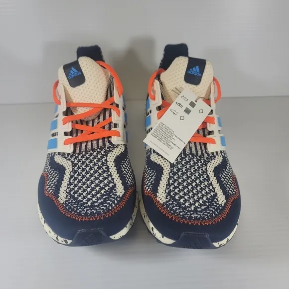 Mens Adidas Ultraboost 5.0 DNA Sneakers Running Shoes Blue Orange GV8734