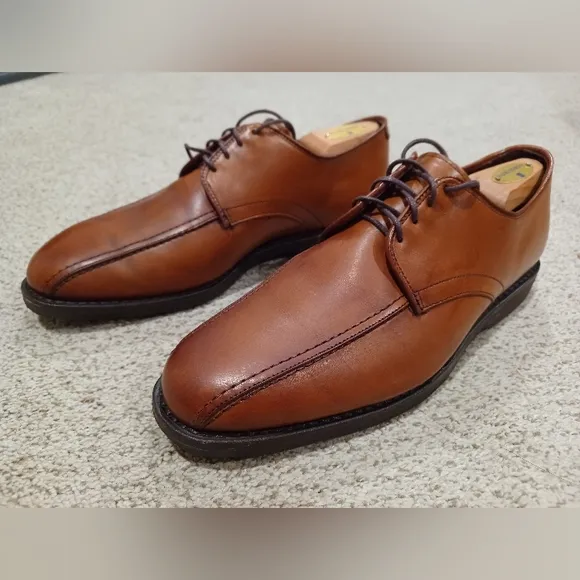 Men's Allen Edmonds Road Warrior leather dress shoes D 1604 Size 9.5