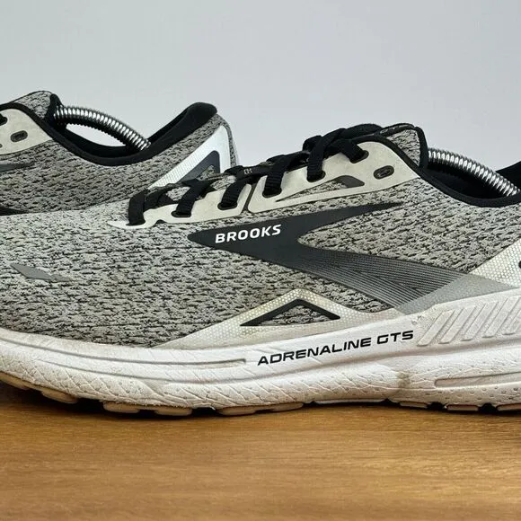 Mens Brooks Adrenaline GTS 23 Gray Athletic Running Sneakers‎ Shoes Size 12.5 D