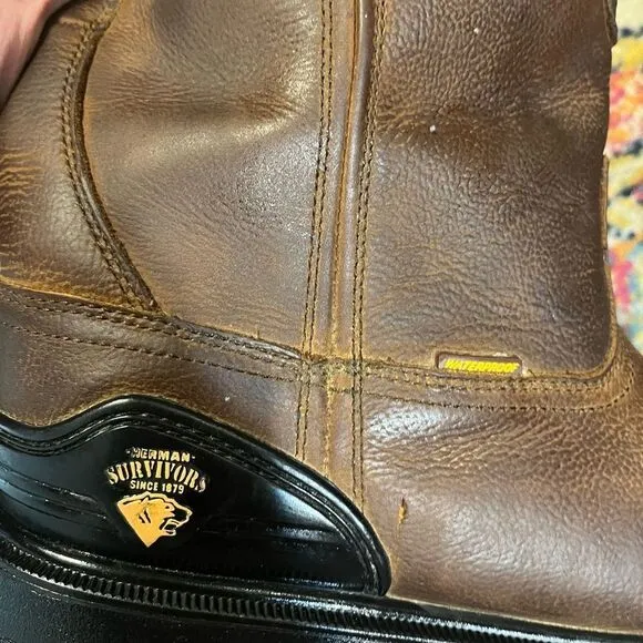 Men's Brown Leather Boots