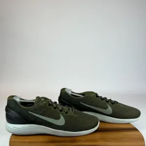 Mens Nike LunarGlide 9 Olive Green Athletic Running Sneakers Shoes Size 15 M EUC