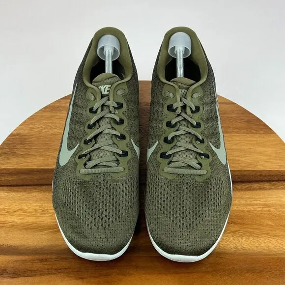 Mens Nike LunarGlide 9 Olive Green Athletic Running Sneakers Shoes Size 15 M EUC