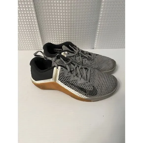 Men's Nike Metcon 6 Training Shoes Size 10.5  Grey Gum (TOTEF2)