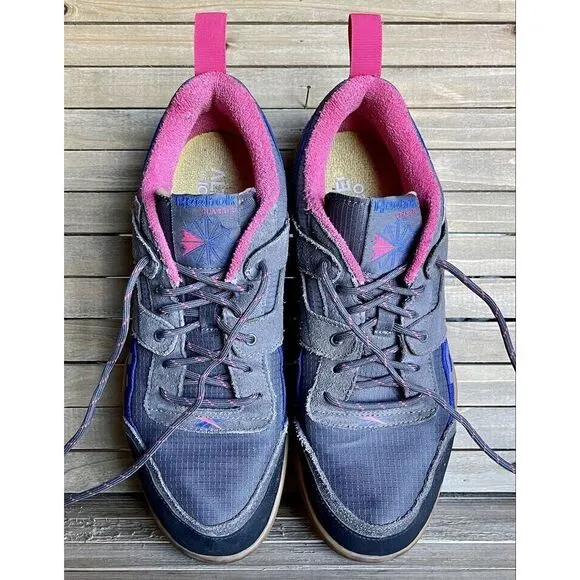 Mens Reebok Concept Workout Plus Ripple Ash Gray Athletic Sneakers Shoes Size 9