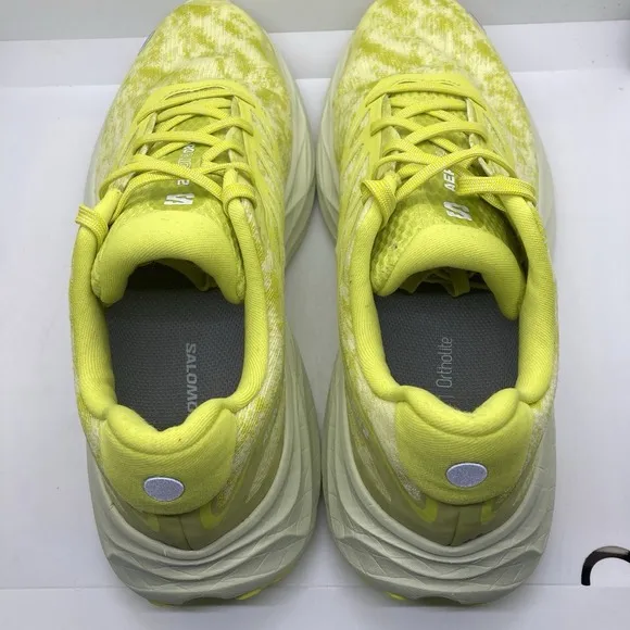 Men's Salomon Aero Glide 2 Running Shoes Sulphur Spring Sneakers‎ 474269