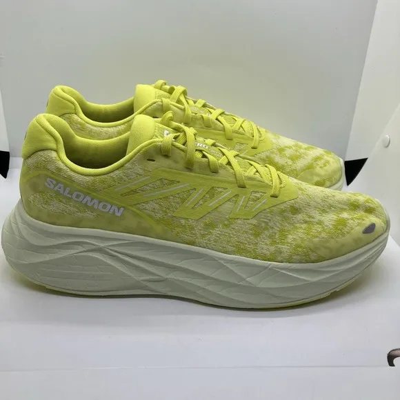 Men's Salomon Aero Glide 2 Running Shoes Sulphur Spring Sneakers‎ 474269