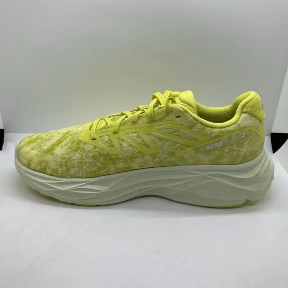 Men's Salomon Aero Glide 2 Running Shoes Sulphur Spring Sneakers‎ 474269