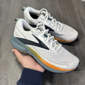 Men’s SAMPLE Brooks Trace 3 White Blue  Running Shoes Size 9 NEW