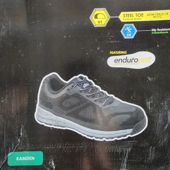 Men's Steel Toe Slip Resistant Work Shoes 12