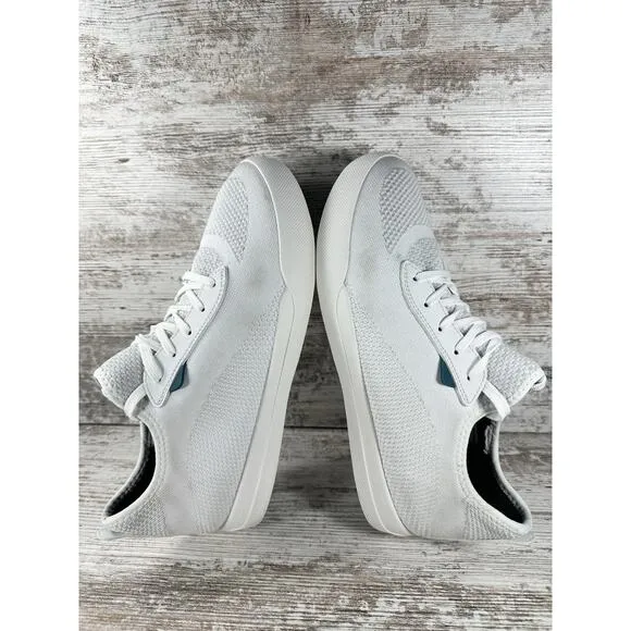 Men's Vessi Weekend White Low Top Waterproof Sneakers Sz 9
