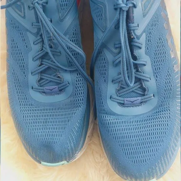 Men's Hoka Bondi 7 Running Shoes Real Teal Size 14 | Excellent Pre-Owned Conditi