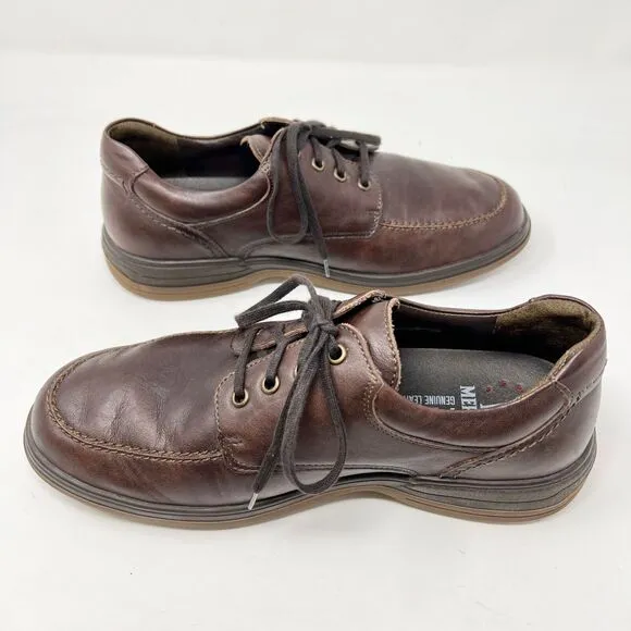 Mephisto Douk Waterproof Oxford Shoes Mens Brown Chestnut Leather US 7.5 EUR 7