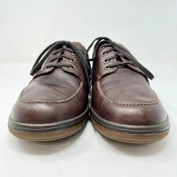 Mephisto Douk Waterproof Oxford Shoes Mens Brown Chestnut Leather US 7.5 EUR 7