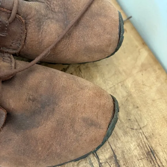 Merrell Brown Leather Waterproof Lace-up Chukka Boots men's sz 11.5 preworn