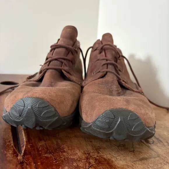 Merrell Brown Leather Waterproof Lace-up Chukka Boots men's sz 11.5 preworn