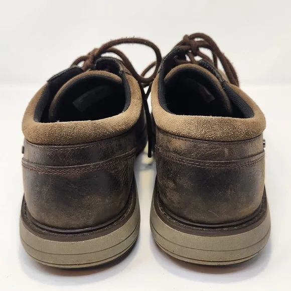 Merrell Men World Vue Brown Leather Casual Oxford Shoe Size 11.5 Lace Up Comfort