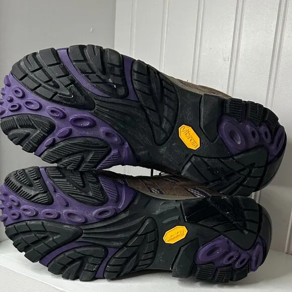 Merrell Moab 2 Mid Womens 9 Boots Bracken Waterproof Vibram Hiking J06050W