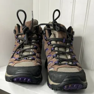 Merrell Moab 2 Mid Womens 9 Boots Bracken Waterproof Vibram Hiking J06050W