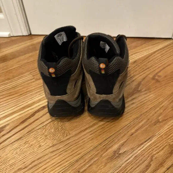 Merrell Moab Earth Mid Continuum Vibram Hiking Boots Mens Sz 10.5 Brown J88623