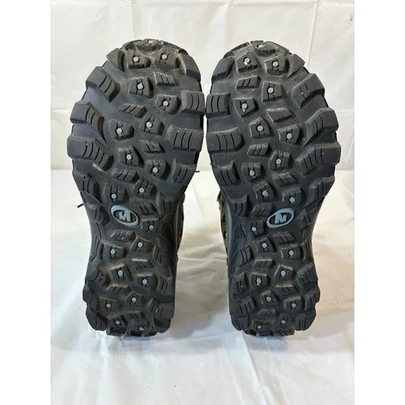 Merrell Pulse II Womens Waterproof Mid Top Shale Hiking Boots Size 9.5