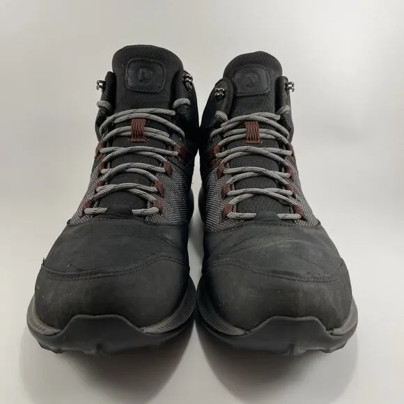 Merrell Zoom Hiking Boots Mens Size 11 Black Waterproof Leather Athletic Lace Up