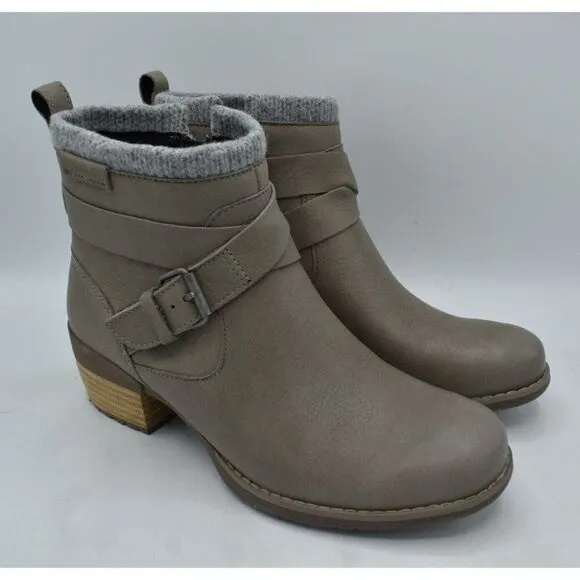 Merrell Womens Size 9.5 Shiloh II Moon Rock Zip Waterproof Booties Boots