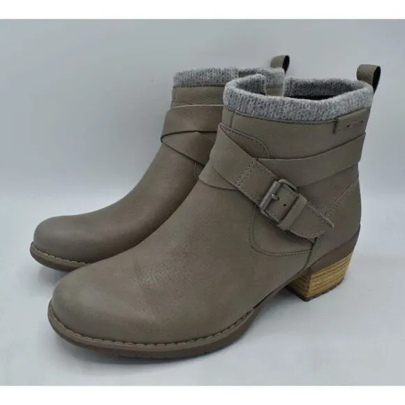 Merrell Womens Size 9.5 Shiloh II Moon Rock Zip Waterproof Booties Boots