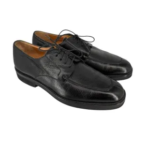 Mezlan Black Leather Derby Oxford Mens Shoes Size 11 M Modern Casual Dress