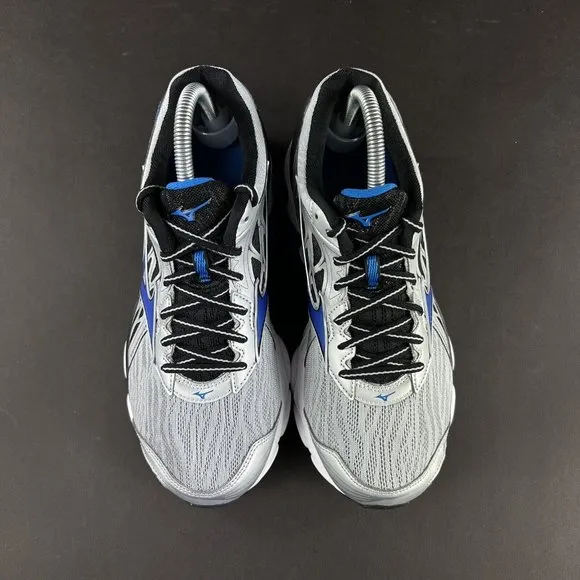 Mizuno Men's Wave Inspire 14 Silver Directorie Blue Running Shoes Size 7 2E