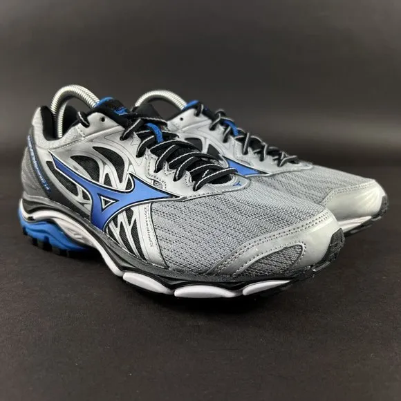 Mizuno Men's Wave Inspire 14 Silver Directorie Blue Running Shoes Size 7 2E