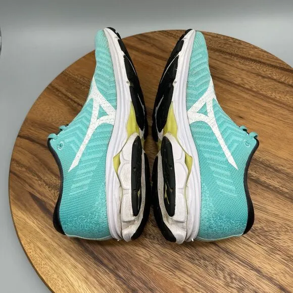 MIZUNO Shoes Wave Rider Womens Size 9 Blue Running Sneakers J1DG192902 Workout
