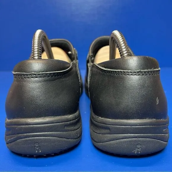 Mozo Womens Shoes For Crews Forza Black Slip Resistant Chef/Work Shoes 9