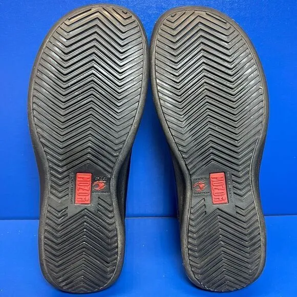 Mozo Womens Shoes For Crews Forza Black Slip Resistant Chef/Work Shoes 9