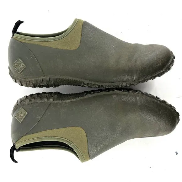 Muck Boots Men's Green Muckster II Low Rubber Waterproof Rain Boot 11 (44)