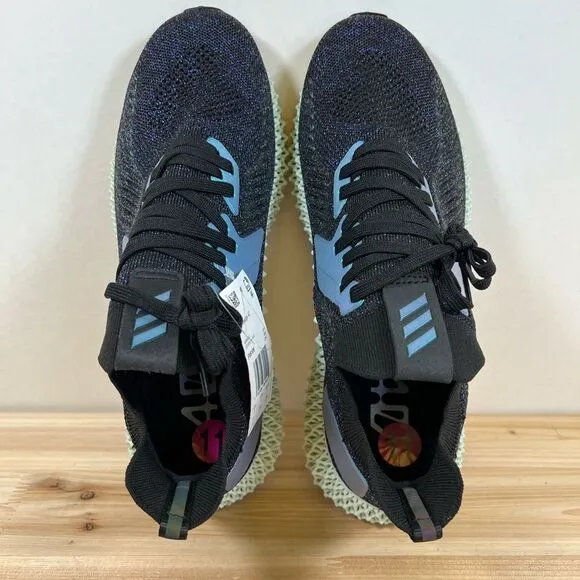 NEW Adidas AlphaEdge 4D running shoes Mens 11 Core black blue