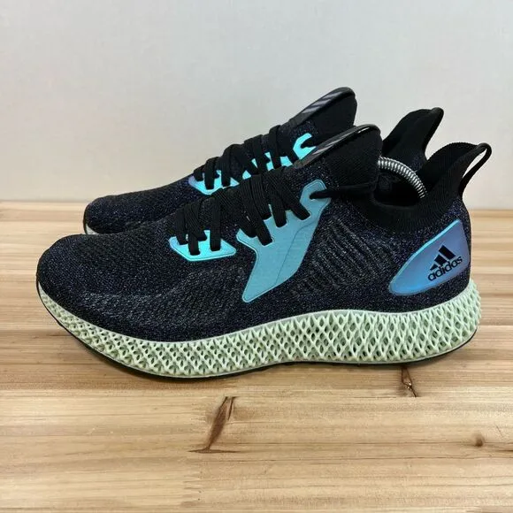 NEW Adidas AlphaEdge 4D running shoes Mens 11 Core black blue