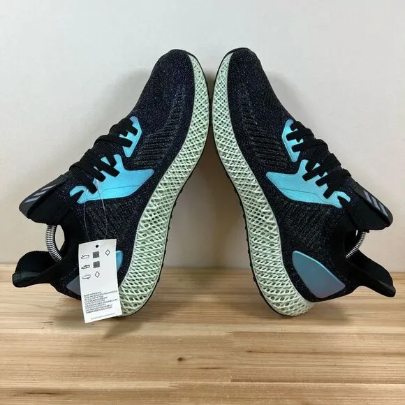 NEW Adidas AlphaEdge 4D running shoes Mens 11 Core black blue