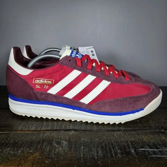 NEW adidas Originals SL 72 RS Mens Size 10 Running Shoes Shadow Red White JI1280