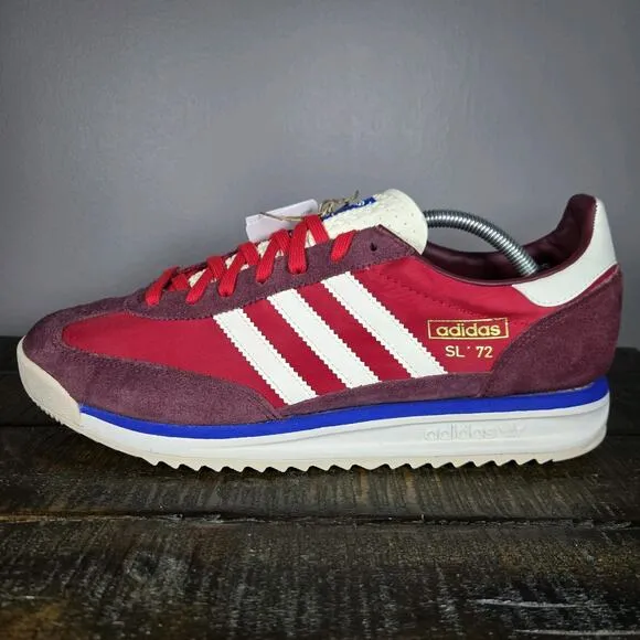 NEW adidas Originals SL 72 RS Mens Size 10 Running Shoes Shadow Red White JI1280