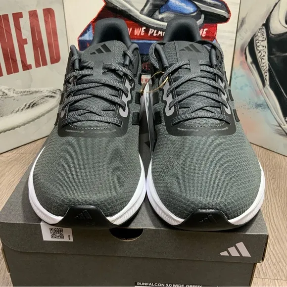 New Adidas Runfalcon 3.0 Running Sneakers, Athletic Shoes Men Sizes Wide 10-11