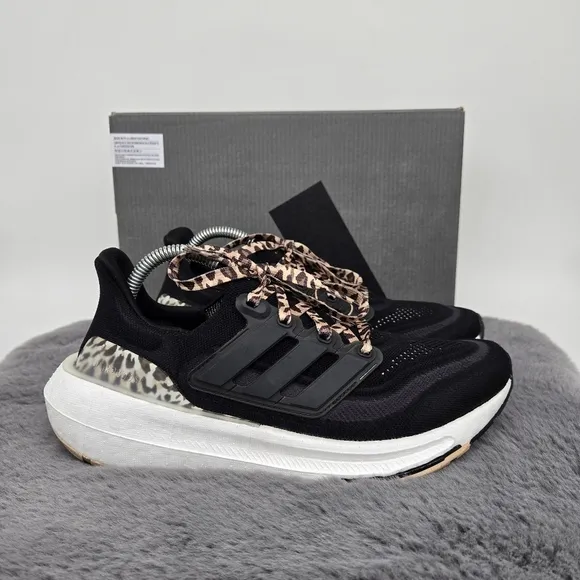 New adidas Ultra Boost Light Core Black Magic Beige Women's Shoes Size 8…