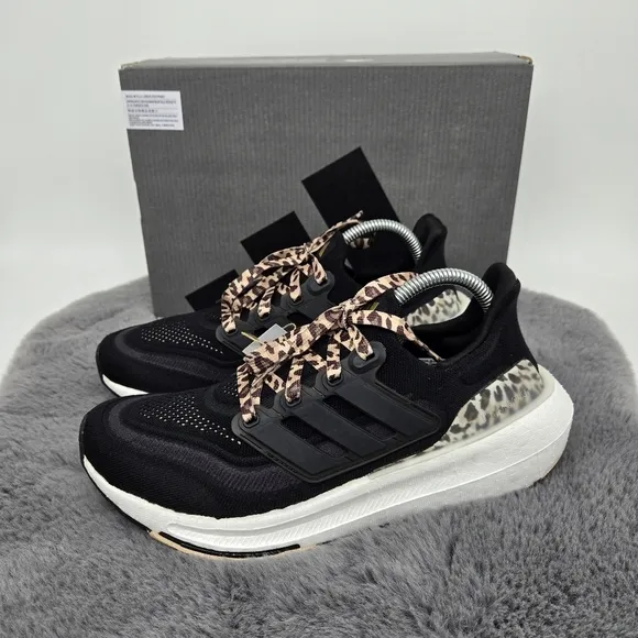 New adidas Ultra Boost Light Core Black Magic Beige Women's Shoes Size 8…