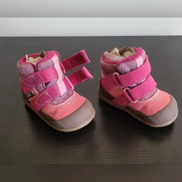 NEW &quot;See Kai Run&quot; Kids' Atlas WP/IN Pink Hiking Boots Size 4