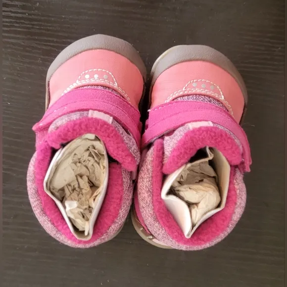 NEW &quot;See Kai Run&quot; Kids' Atlas WP/IN Pink Hiking Boots Size 4
