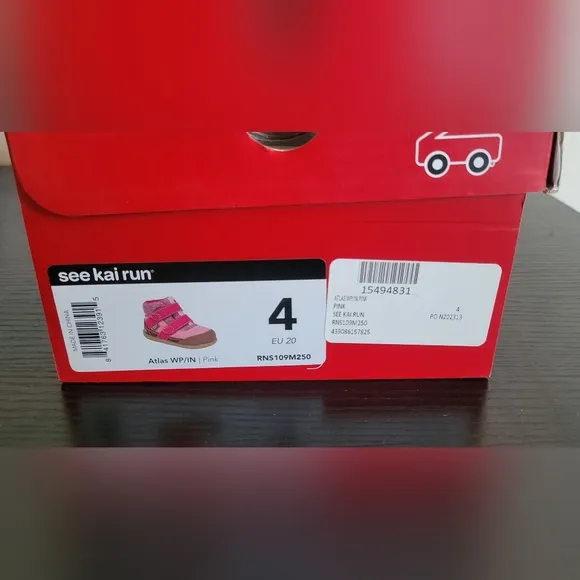 NEW &quot;See Kai Run&quot; Kids' Atlas WP/IN Pink Hiking Boots Size 4