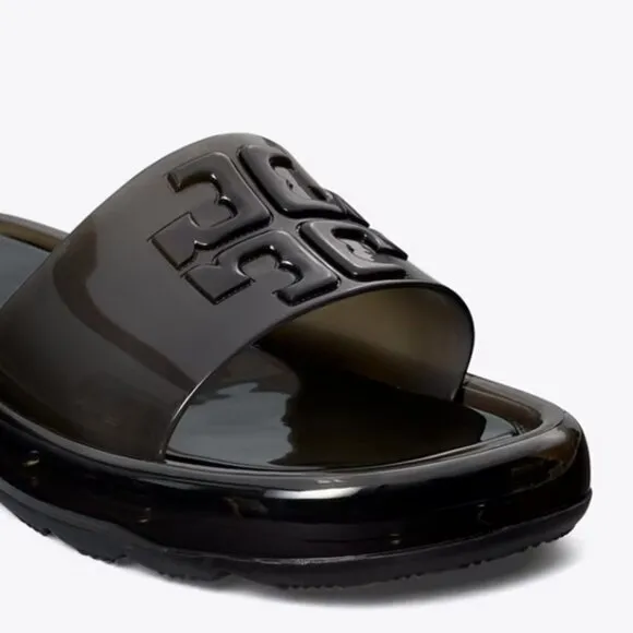 New Authentic TORY BURCH Bubble Jelly Sandals Flip Flops Slides Wedge US 10